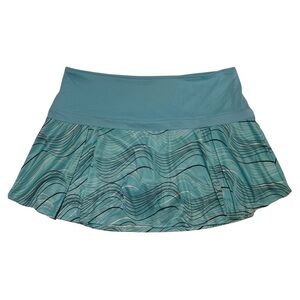 Callaway Golf Skort Size XL Women’s Blue Skirt Printed Design Opti-Dri Athletic